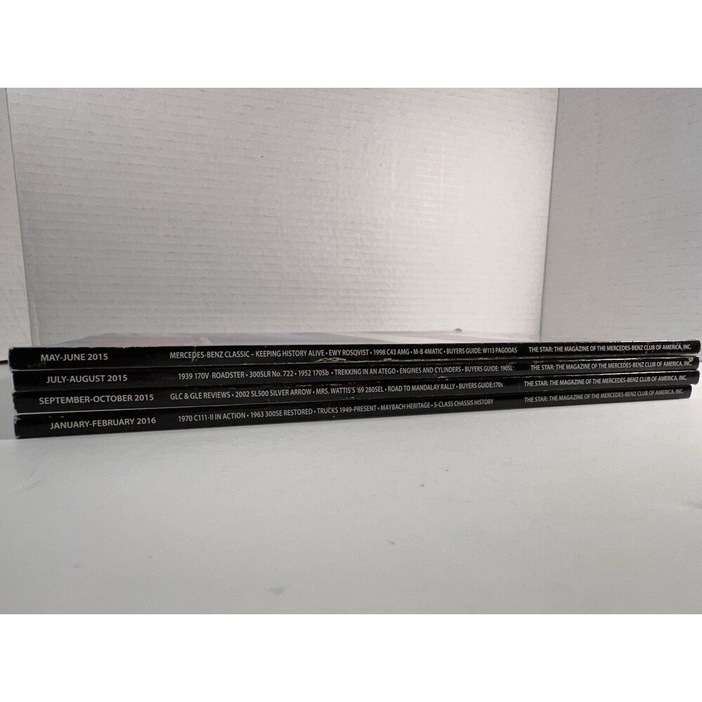 The Star Mercedes Benz Club Of America Magazines Lot Of 4 2015 2016